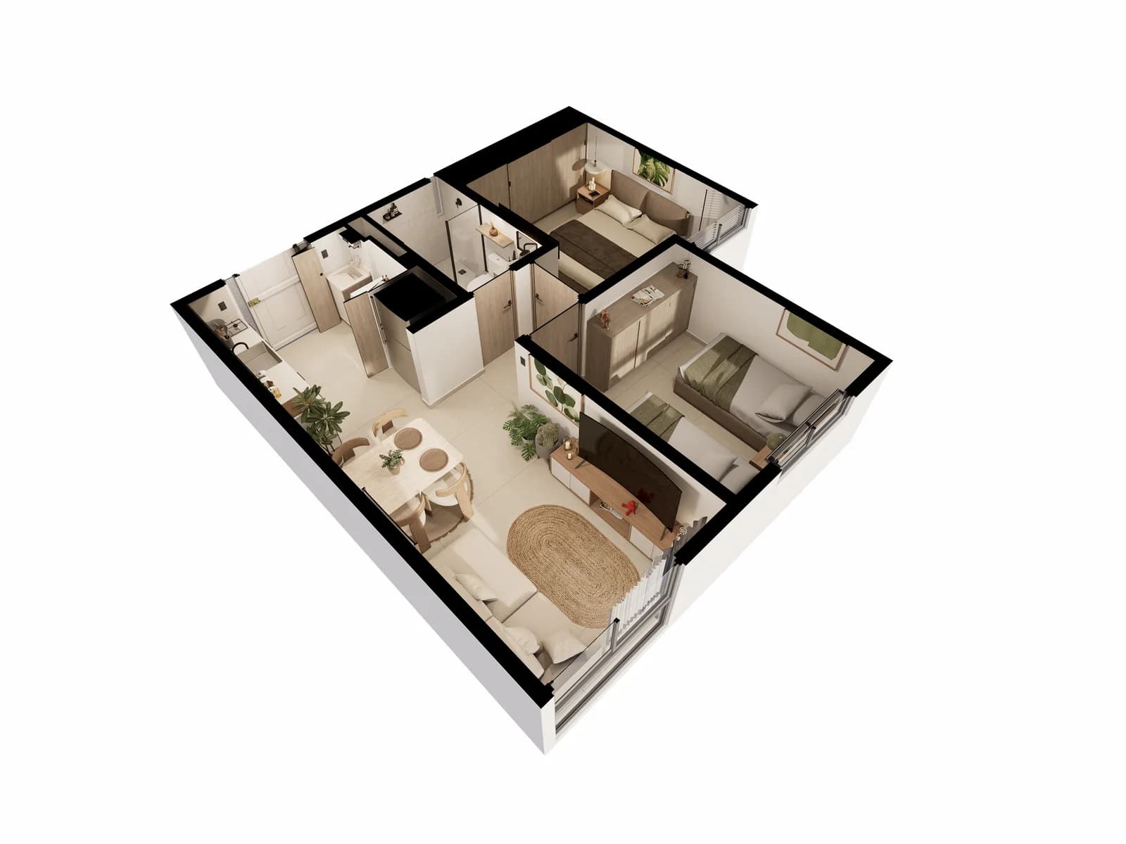 APARTAMENTO TIPO: Amoblado